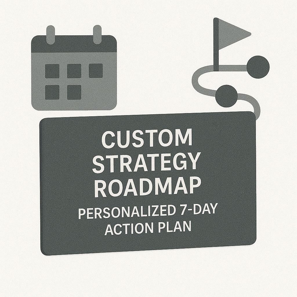 Custom Strategy Roadmap — Personalized 7-Day Action Plan